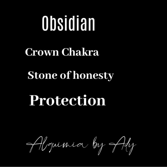 Star charms snowflake obsidian  boho necklace - Picture 4 of 7